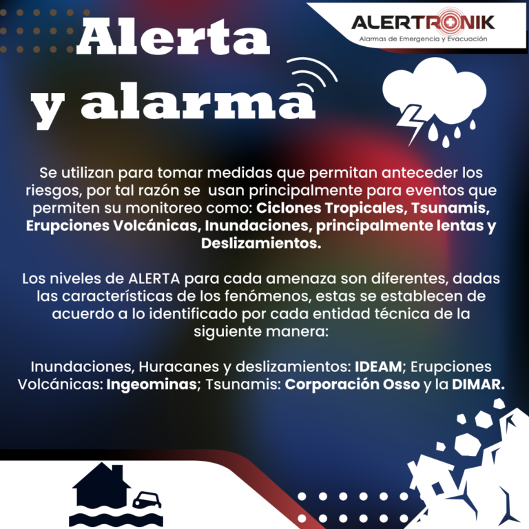 ¿YA CONOCES ACERCA DE LAS ALERTAS Y ALARMAS? - Alertronik