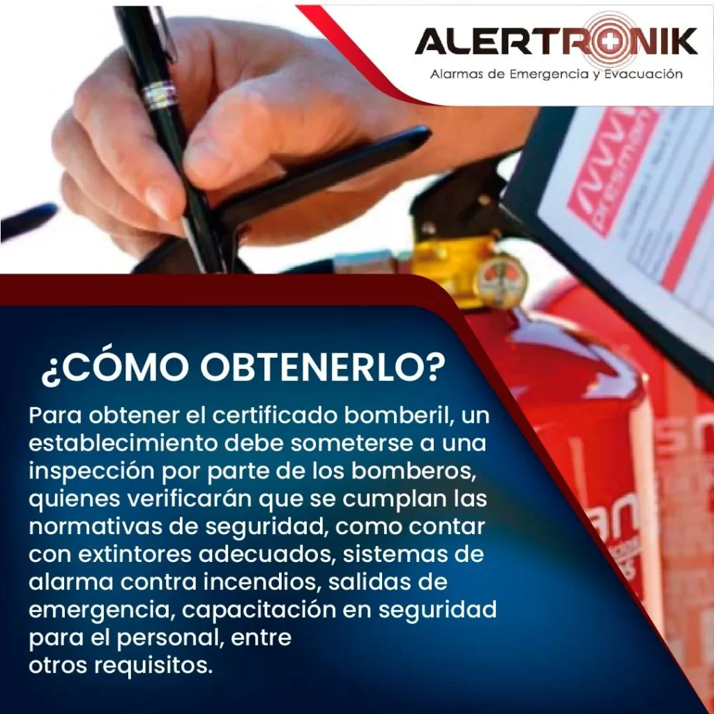 Conoces el certificado de bomberos
𝐒𝐚𝐛𝐢𝐚𝐬 𝐪𝐮𝐞 𝐞𝐥 𝐜𝐮𝐞𝐫𝐩𝐨 𝐝𝐞 𝐛𝐨𝐦𝐛𝐞𝐫𝐨𝐬 𝐜𝐞𝐫𝐭𝐢𝐟𝐢𝐜𝐚 𝐥𝐚𝐬 𝐞𝐦𝐩𝐫𝐞𝐬𝐚𝐬 𝐬𝐨𝐛𝐫𝐞 𝐥𝐚𝐬 𝐜𝐨𝐧𝐝𝐢𝐜𝐢𝐨𝐧𝐞𝐬 𝐝𝐞 𝐬𝐞𝐠𝐮𝐫𝐢𝐝𝐚𝐝?
El Certificado de bomberos garantiza las condiciones de seguridad humana, riesgos de incendio, materiales peligrosos y sistemas de protección contra incendios en empresas o fábricas
𝐋𝐨 𝐜𝐨𝐧𝐨𝐜𝐢́𝐚𝐬? aquí te presentamos los principales aspectos:
𝐒𝐢́𝐠𝐮𝐞𝐧𝐨𝐬 𝐞𝐧 𝐧𝐮𝐞𝐬𝐭𝐫𝐚𝐬 𝐩𝐚́𝐠𝐢𝐧𝐚𝐬 𝐩𝐚𝐫𝐚 𝐦𝐚́𝐬 𝐢𝐧𝐟𝐨𝐫𝐦𝐚𝐜𝐢𝐨́𝐧 𝐝𝐞 𝐢𝐧𝐭𝐞𝐫𝐞́𝐬 𝐩𝐚𝐫𝐚 𝐭𝐢