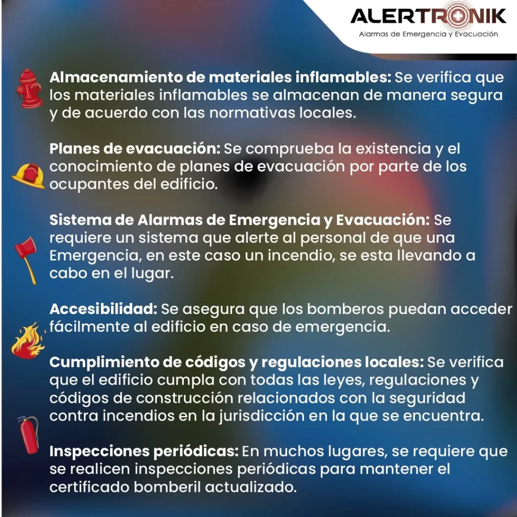 Conoces el certificado de bomberos
𝐒𝐚𝐛𝐢𝐚𝐬 𝐪𝐮𝐞 𝐞𝐥 𝐜𝐮𝐞𝐫𝐩𝐨 𝐝𝐞 𝐛𝐨𝐦𝐛𝐞𝐫𝐨𝐬 𝐜𝐞𝐫𝐭𝐢𝐟𝐢𝐜𝐚 𝐥𝐚𝐬 𝐞𝐦𝐩𝐫𝐞𝐬𝐚𝐬 𝐬𝐨𝐛𝐫𝐞 𝐥𝐚𝐬 𝐜𝐨𝐧𝐝𝐢𝐜𝐢𝐨𝐧𝐞𝐬 𝐝𝐞 𝐬𝐞𝐠𝐮𝐫𝐢𝐝𝐚𝐝?
El Certificado de bomberos garantiza las condiciones de seguridad humana, riesgos de incendio, materiales peligrosos y sistemas de protección contra incendios en empresas o fábricas
𝐋𝐨 𝐜𝐨𝐧𝐨𝐜𝐢́𝐚𝐬? aquí te presentamos los principales aspectos:
𝐒𝐢́𝐠𝐮𝐞𝐧𝐨𝐬 𝐞𝐧 𝐧𝐮𝐞𝐬𝐭𝐫𝐚𝐬 𝐩𝐚́𝐠𝐢𝐧𝐚𝐬 𝐩𝐚𝐫𝐚 𝐦𝐚́𝐬 𝐢𝐧𝐟𝐨𝐫𝐦𝐚𝐜𝐢𝐨́𝐧 𝐝𝐞 𝐢𝐧𝐭𝐞𝐫𝐞́𝐬 𝐩𝐚𝐫𝐚 𝐭𝐢